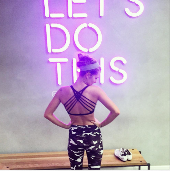 Millie Mackintosh wears active in style gym leggings by Healthista