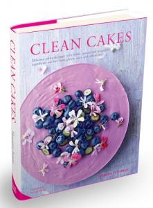 clean cakes front cover, gluten free cake recipes, by healthista