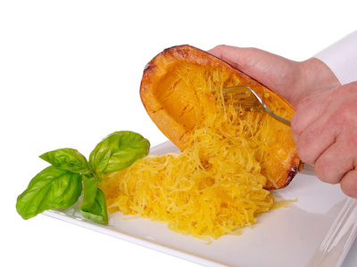 spaghetti squash what shaun T from insanity eats by Healthista