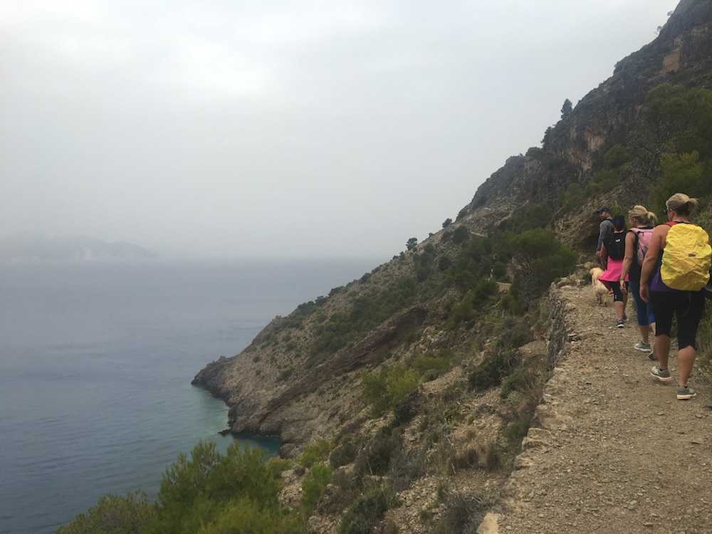 Setting off on our stunning hike around the mountains encircling the town of Assos