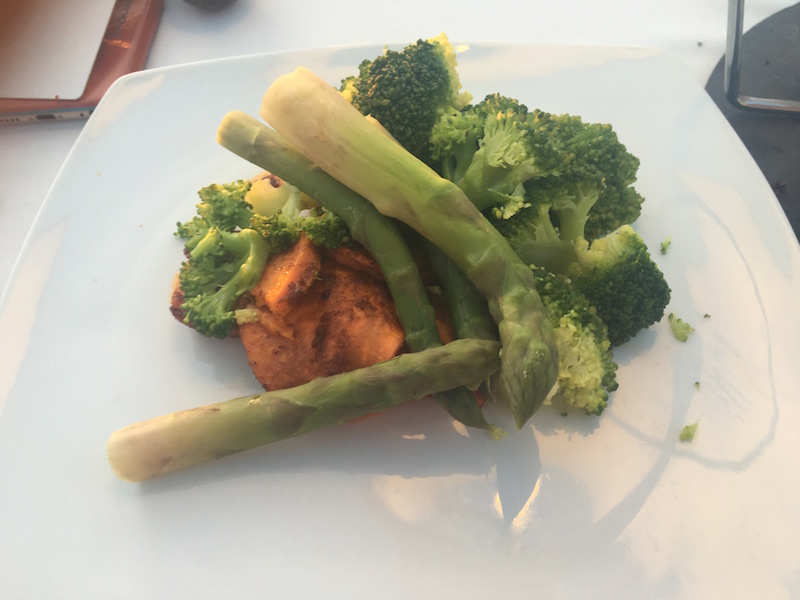 broccoli and sweet potato