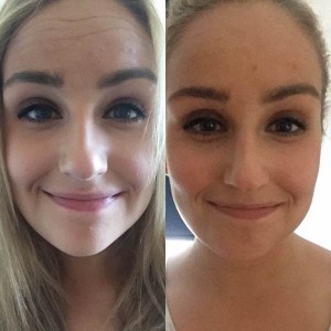 Before and After: WUNDER2 Wunderbrow and Oxygenetix Oxygenating Foundation