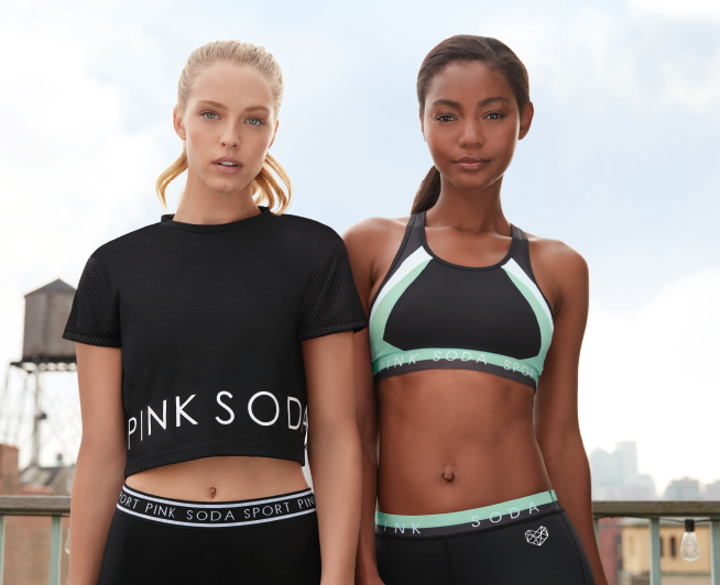 Pink soda sports bra, JD sports preview their SS17 collection by healthista