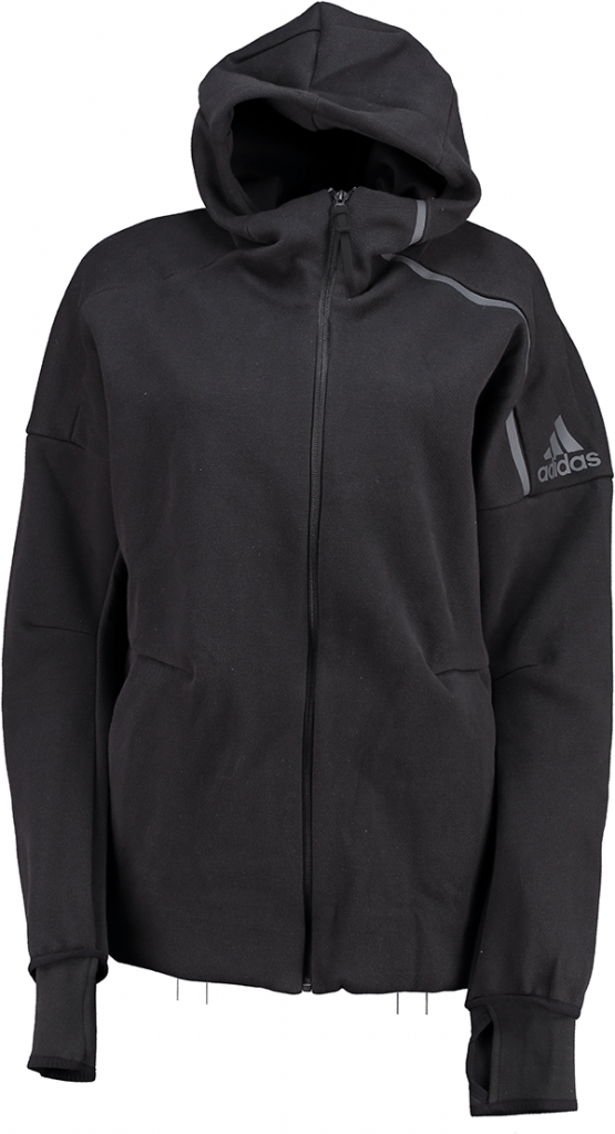 adidas zen hoodie, winter running kit essentials, by healthista