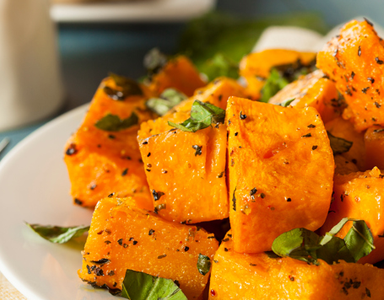 butternut squash featured, Meat free Mondays recipe kale, butternut squash and chickpea hotpot by healthista
