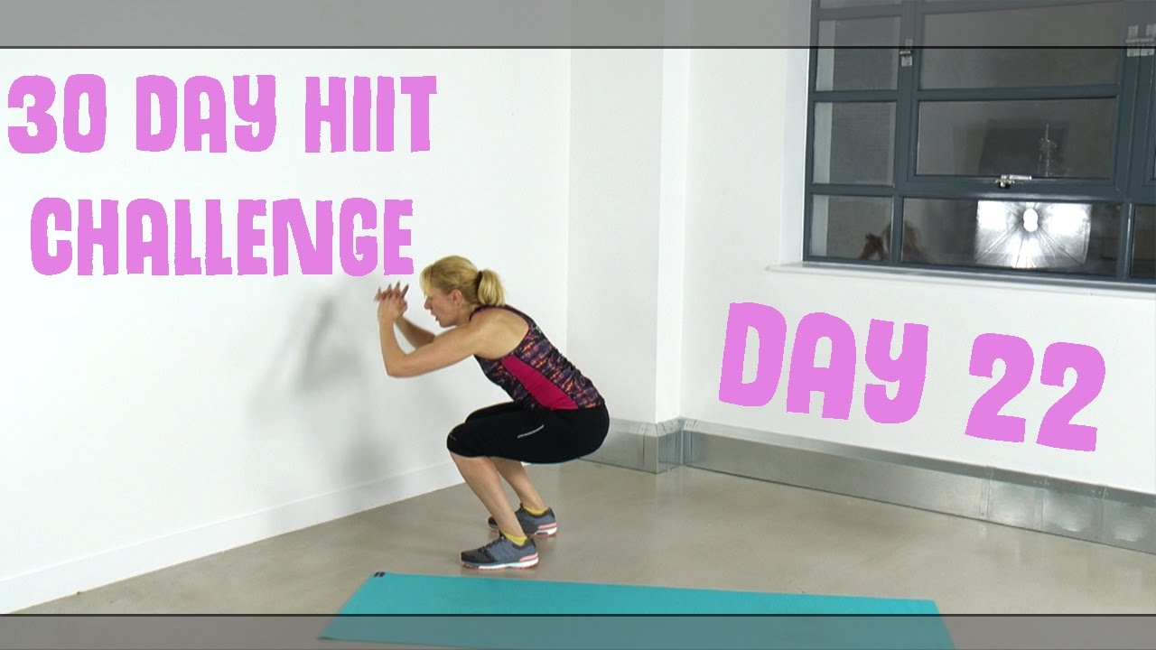 HIIT Challenge Squat Jumps Skips Burpee Jumps Day 22 Healthista