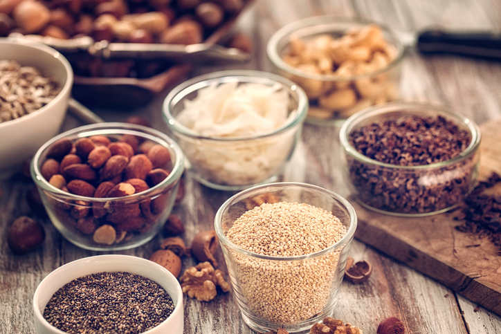 seeds and nuts, How to keep your new years resolutions by healthista