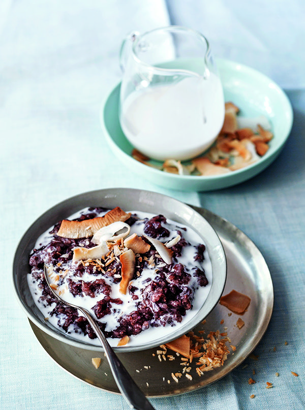 Black Rice Coconut Pudding