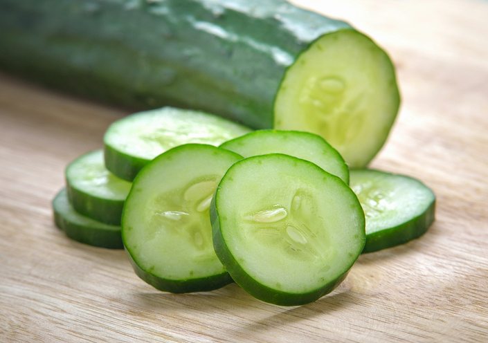 ayurveda. cucumber