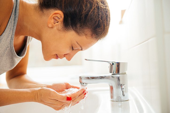 ayurveda. face washing