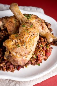 Chicken with Lentils, top 10 tips simple tips to make sure you eat 10-a-day, by healthista.com