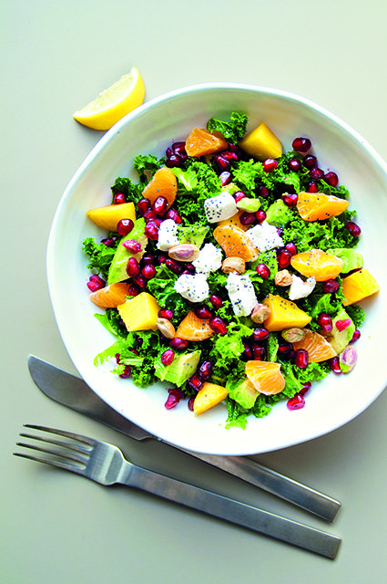 kale salad, meat free monday recipes kale fruity kale salad from made in the office by healthista