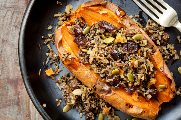 sweet potato, 6 best healthy lunch swaps for a nourishing midday meal by healthista