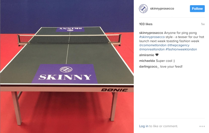 table tennis, champagne that makes you skinny by healthista.com