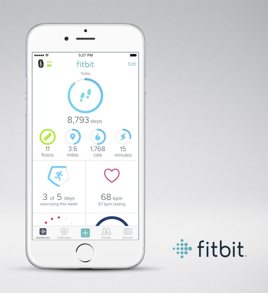 best fitness trackers. Fitbit. Healthista