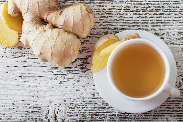 ginger tea, 8 best fat burning foods by healthista