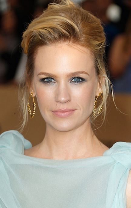 january jones, 3 red carpet beauty looks The make-up artist reveals how-to, by healthista.com