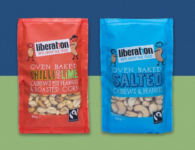 liberation nuts, best fairtrade foods for cupboard essentials, by healthista.com