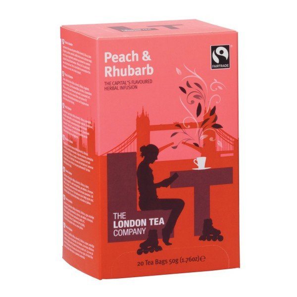 london tea company peach and rhubarb, best fairtrade foods, by healthista.com