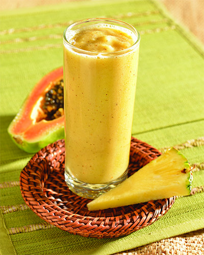 paradise smoothie, fat buster, How To Cook Healthy For Beginners 6 super easy fruit and veg drinks, by healthista.com the earth