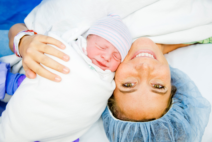 smiling mom The truth about caesarean sections Healthista