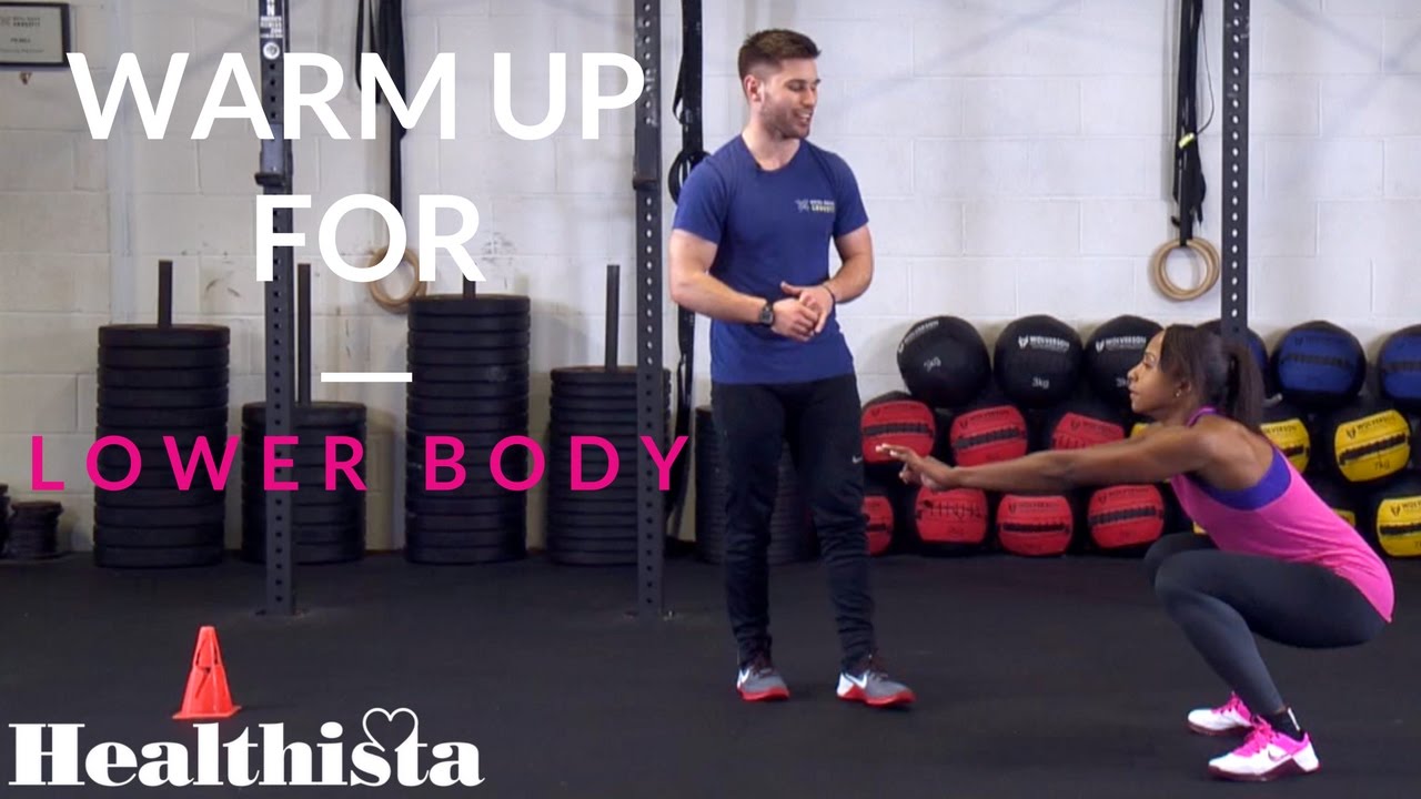 5-minute warm up for lower body workout - Healthista