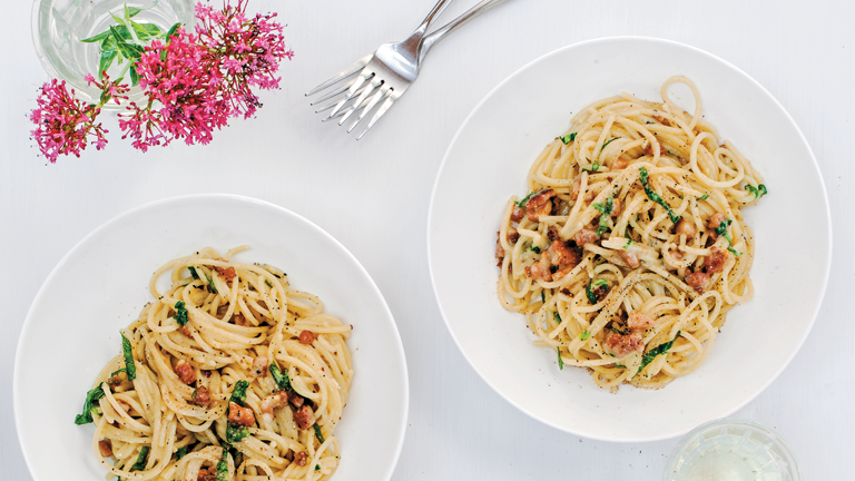 How To Cook Healthy For Beginners Dairy-free spaghetti carbonara, simply dairy free lesley waters, by healthista (2)