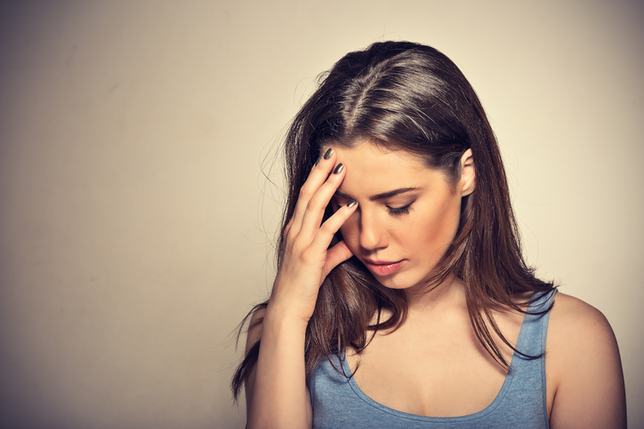 stressed anxious woman, 5 beliefs that are making your anxiety worse by healthista