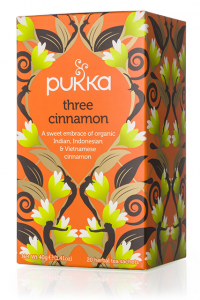 pukka three cinnamon tea, sugar-free challenge by healthista