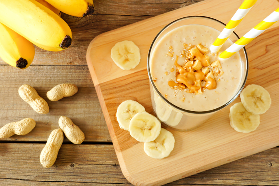 banana and peanut butter smoothie sugar-free diet diaries by healthista