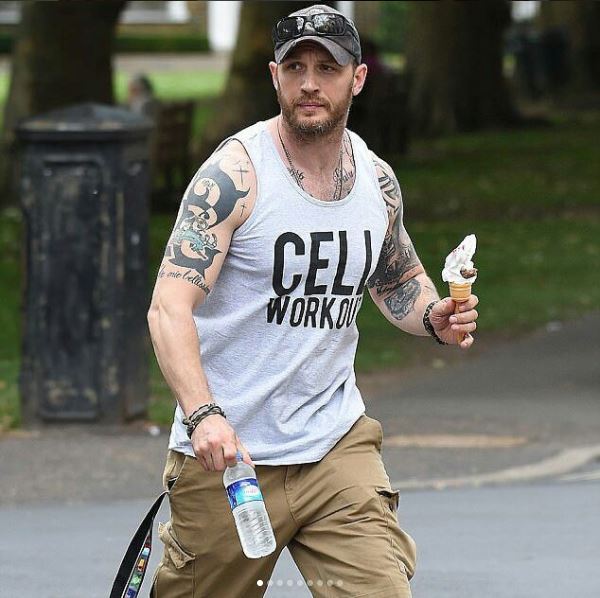 tom hardy instagram addiction