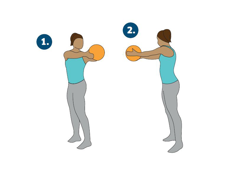 side rotation ball throw Katarina Johnson-Thompson's 45-minute athlete's workout for non-athletes by healthista