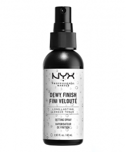 NYX setting spray, sweat proof makeup by healthista