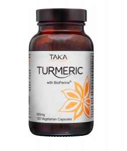 TAKA turmeric and black pepper capsules, best turmeric products is turmeric the new kale by healthista