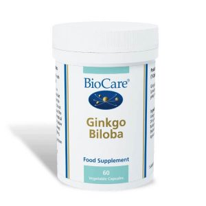 biocare-ginkgo-biloba-60-cap, best supplements to improve your sex drive by healthista.com