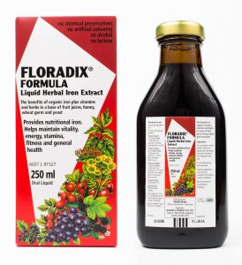 Floradix-Liquid-Iron-Formula-250ml, best supplements for people who exercise by healthista.com