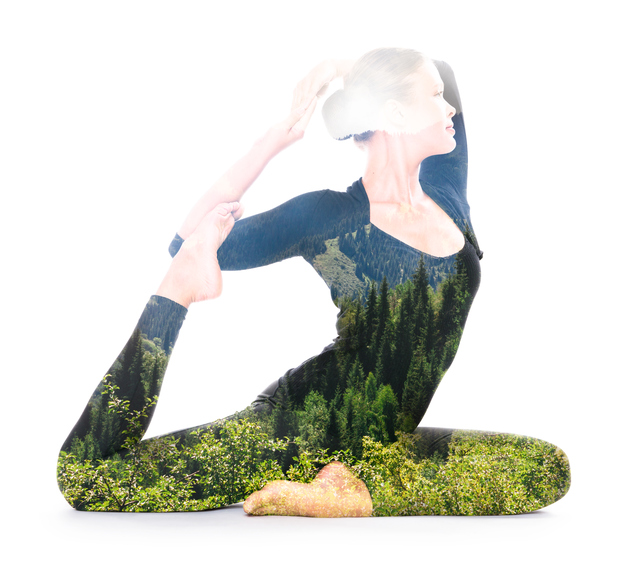 woman holding yoga pose, which style of yoga suits your personality by healthista