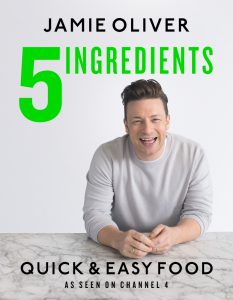 jamie oliver, 5 ingrdients, best new healthy cookbooks, by healthista.com