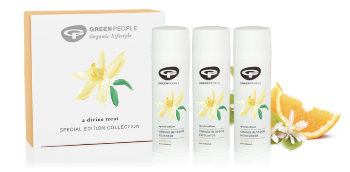 Green people orange blossom gift set