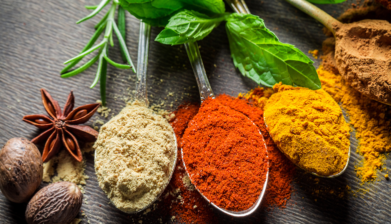 spices on teaspoons, the new super spices by healthista.com