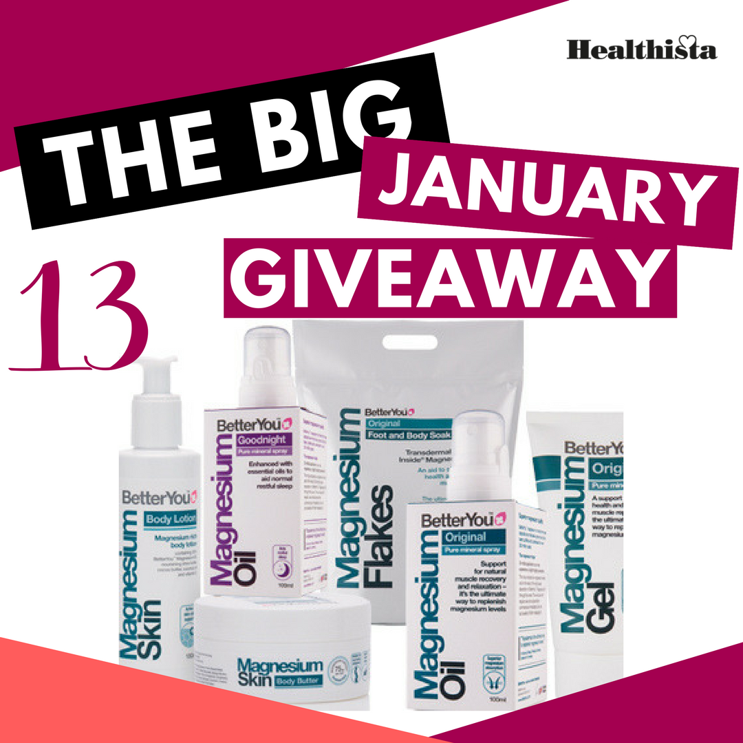 Healthista Big January Giveaway BetterYou Win