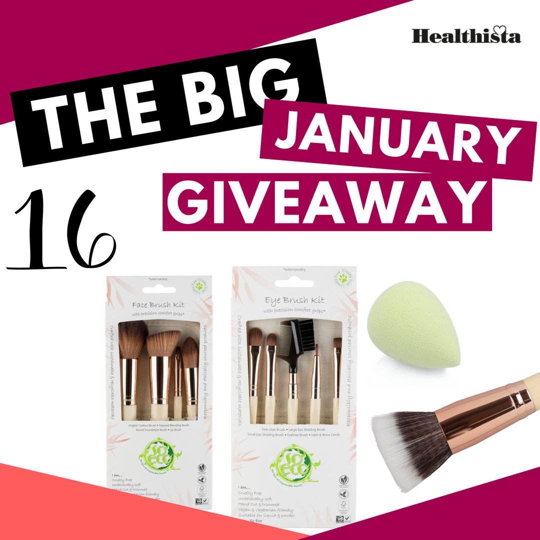 Healthista Big January Giveaway SoEco Makeup Brushes Win