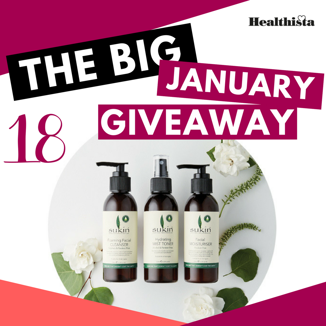 Healthista Big January Giveaway Sukin Win