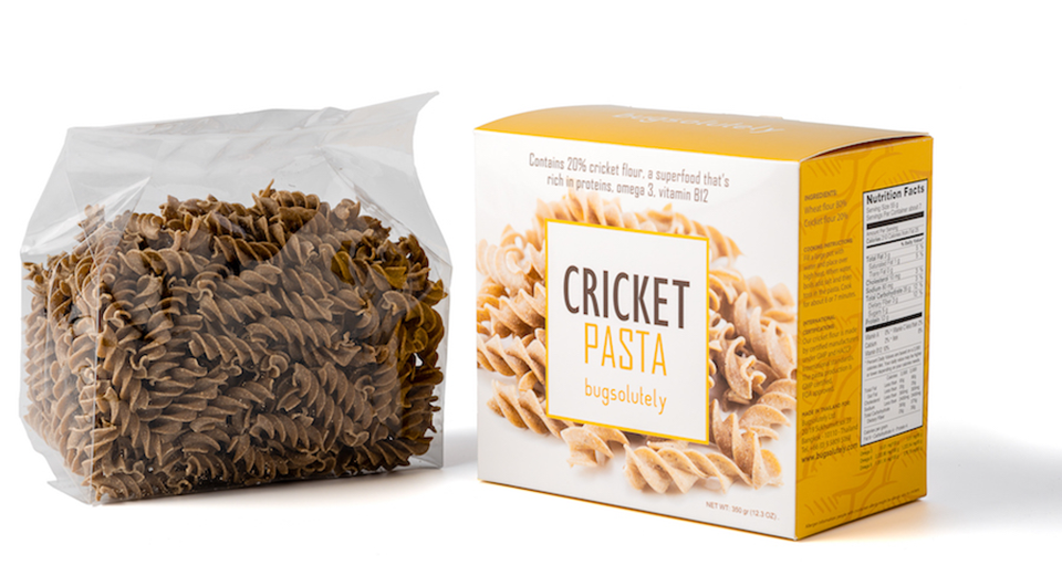 cricket pasta bugsolutely, best protein pastas by healthista