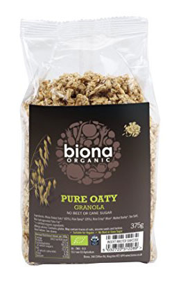 biona pure oaty, Best breakfast granolas that are shop-bought AND healthy, by healthista.com