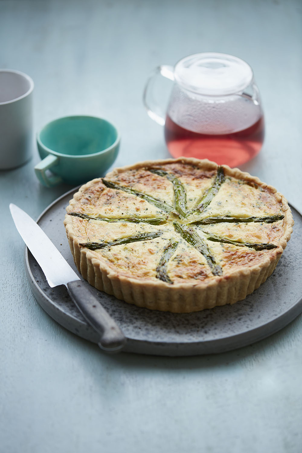 gluten free leek and asparagus quiche caroline byron