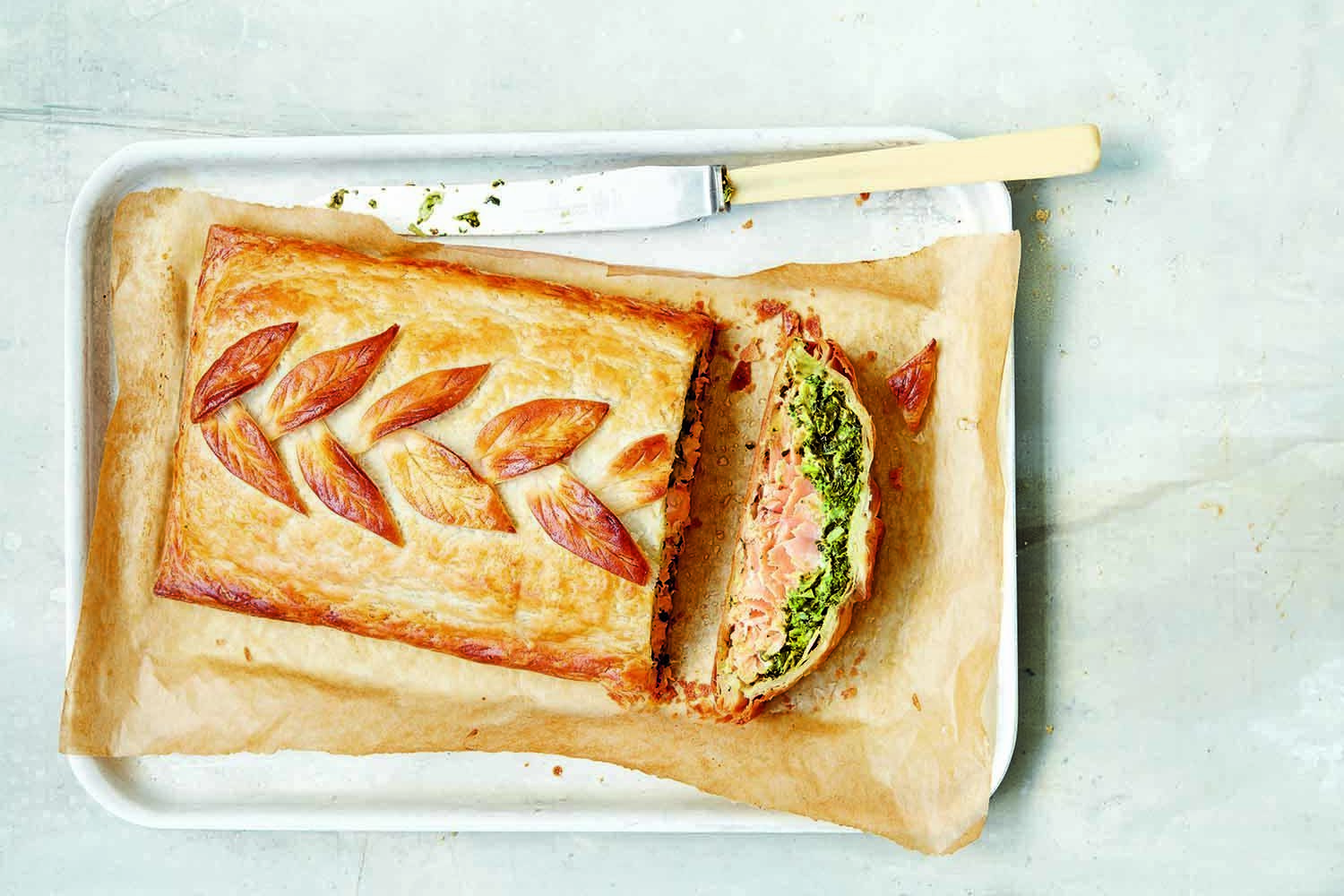 salmon wellington gluten free caroline byron