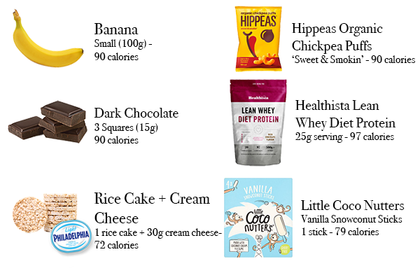 100 calories snacks by healthista 2