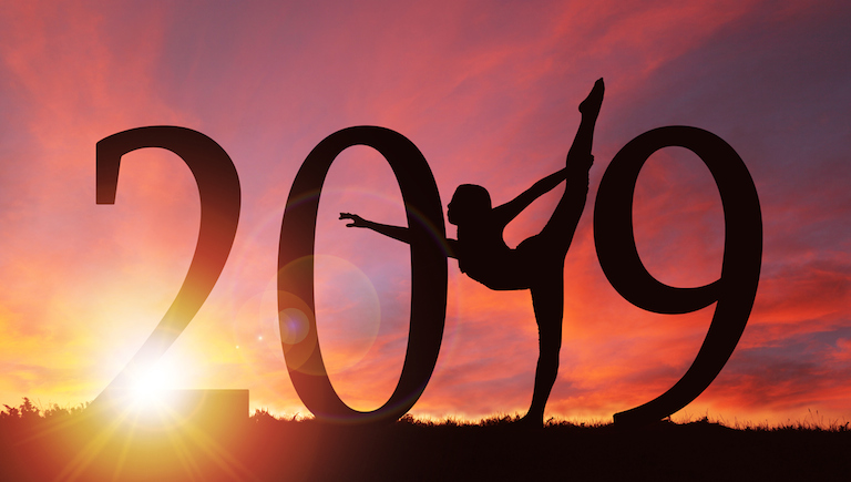 2019 New Year silhouette 2019 yoga pose on sunset, 2019 wellness trends, healthista.com main image .jpg