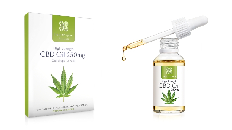 Healthspan CBD oil and capsules Xmas gift guide